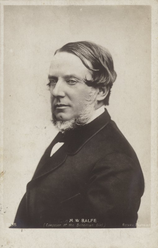 Michael William Balfe, irlantilainen säveltäjä (1808-1870) tekijältä Irish Photographer
