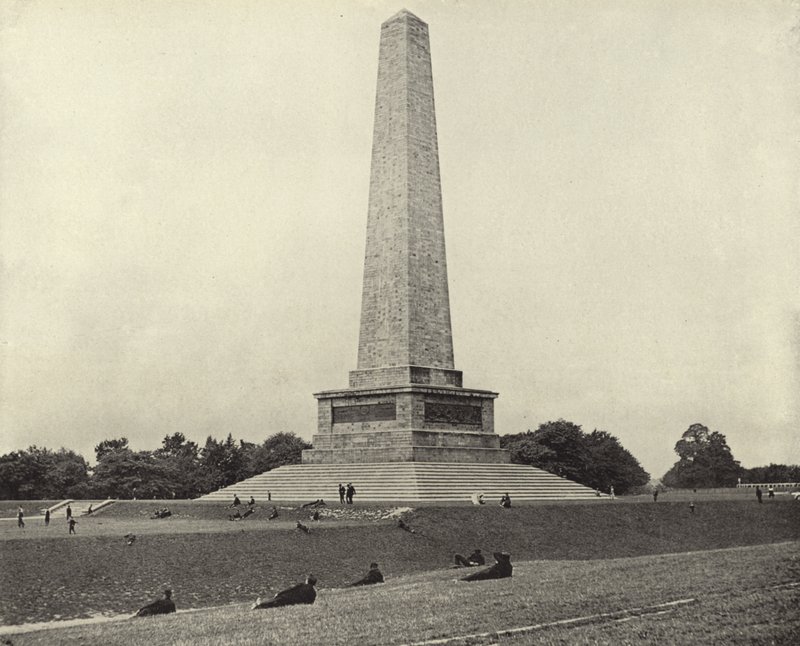 The Wellington Testimonial, Phoenix Park (m/w kuva) tekijältä Irish Photographer