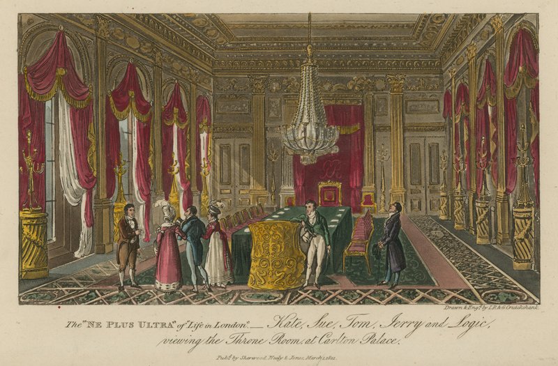 Lontoon elämän "Ne Plus Ultra". tekijältä Isaac, Robert and George Cruikshank