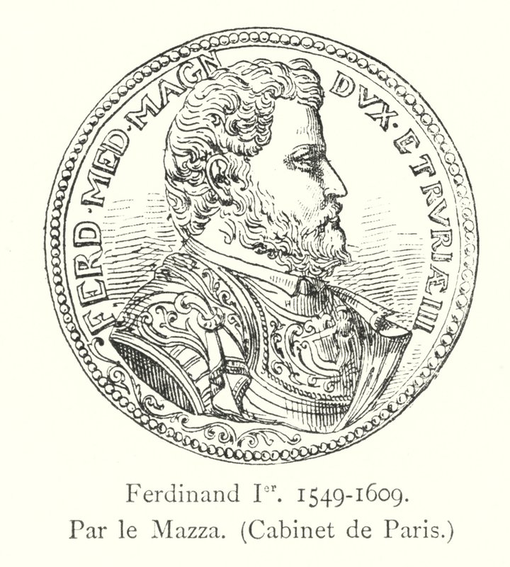 Ferdinand I, 1549-1609, Mazzan luona, Pariisin kabinetti tekijältä Italian School