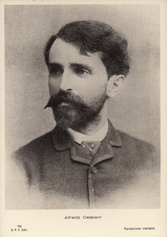 Alfredo Catalani, italialainen oopperasäveltäjä (1854-1893) tekijältä Italian Photographer