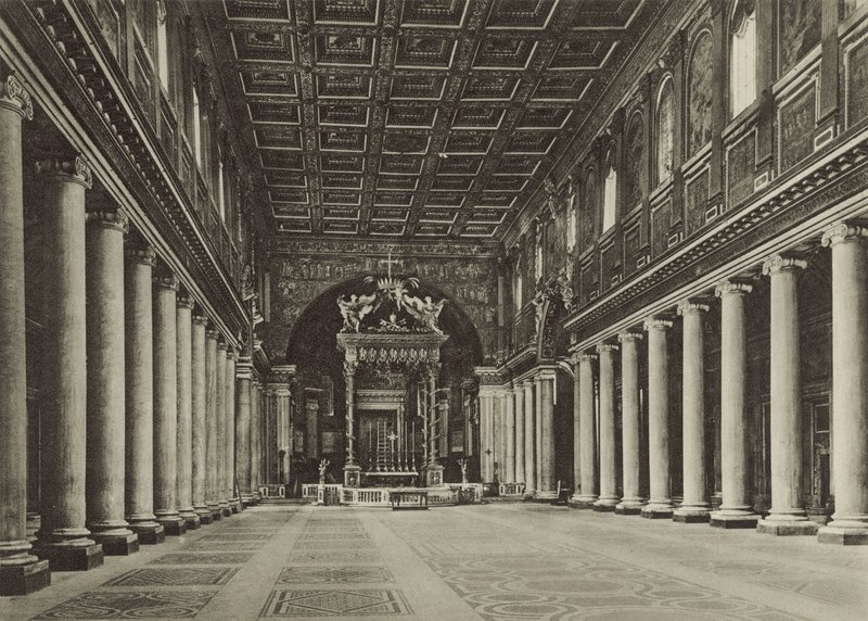 S Maria Maggioren basilika, sisällä tekijältä Italian Photographer