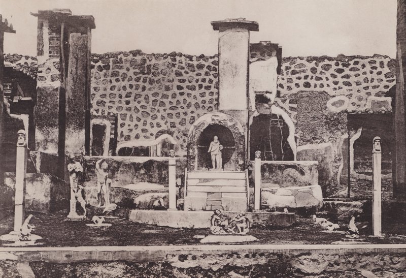 Casa Di Marco Lucretius, Marcus Lucretiuksen talo (valkoinen kuva) tekijältä Italian Photographer