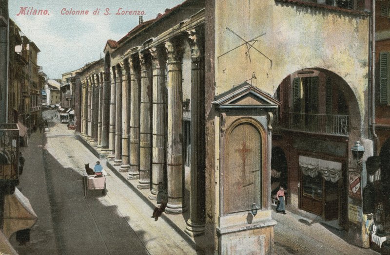San Lorenzon pylväät, Milano (värikuva) tekijältä Italian Photographer