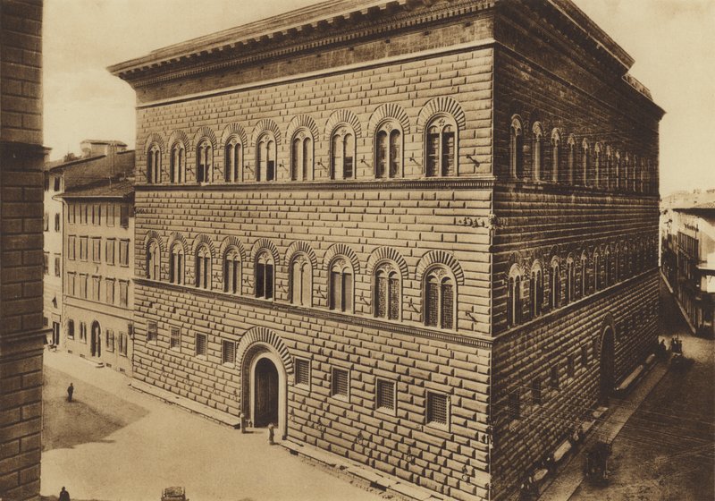 Firenze / Firenze: Palazzo Strozzi (valkoinen kuva) tekijältä Italian Photographer