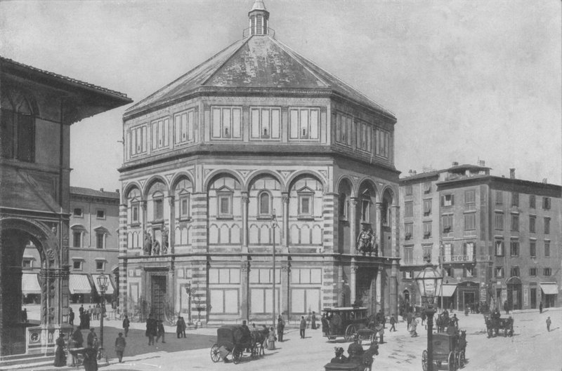 Firenze, Kastekappeli (valkoinen kuva) tekijältä Italian Photographer