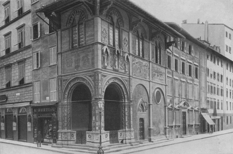 Firenze, Loggia del Bargello (valkoinen kuva) tekijältä Italian Photographer
