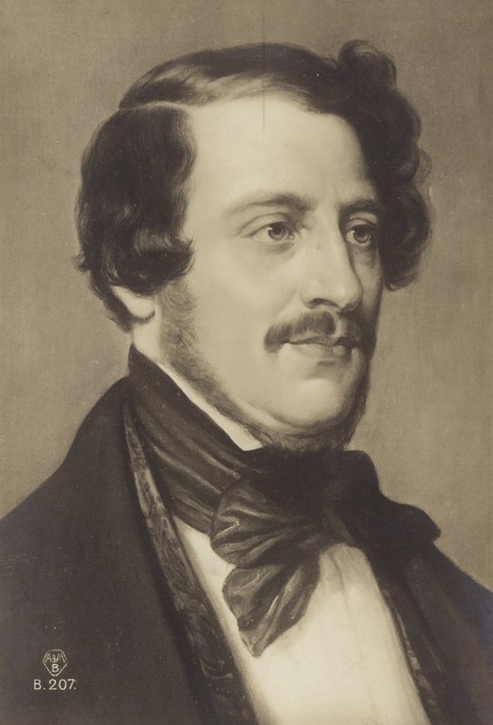 Gaetano Donizetti, italialainen säveltäjä (1797-1848) tekijältä Italian Photographer