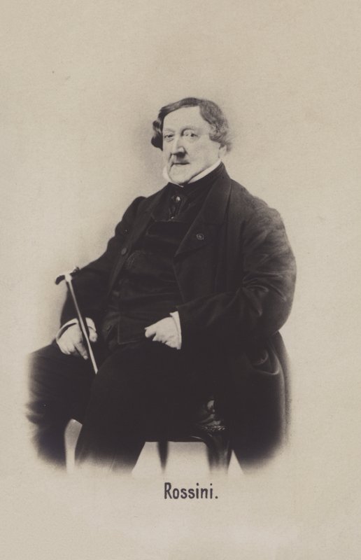 Gioachino Rossini, italialainen säveltäjä tekijältä Italian Photographer