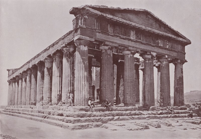 Italia: Concordian temppeli, Agrigento (m/w kuva) tekijältä Italian Photographer