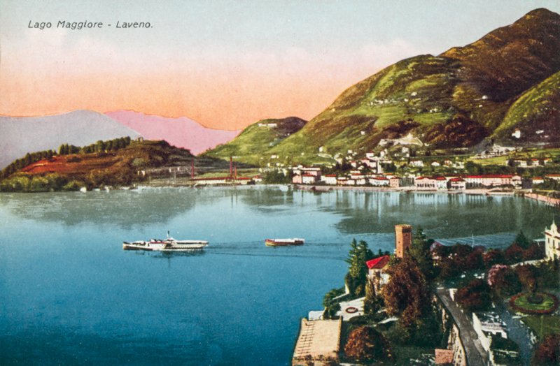 Maggiore-järvi, Laveno (värikuva) tekijältä Italian Photographer