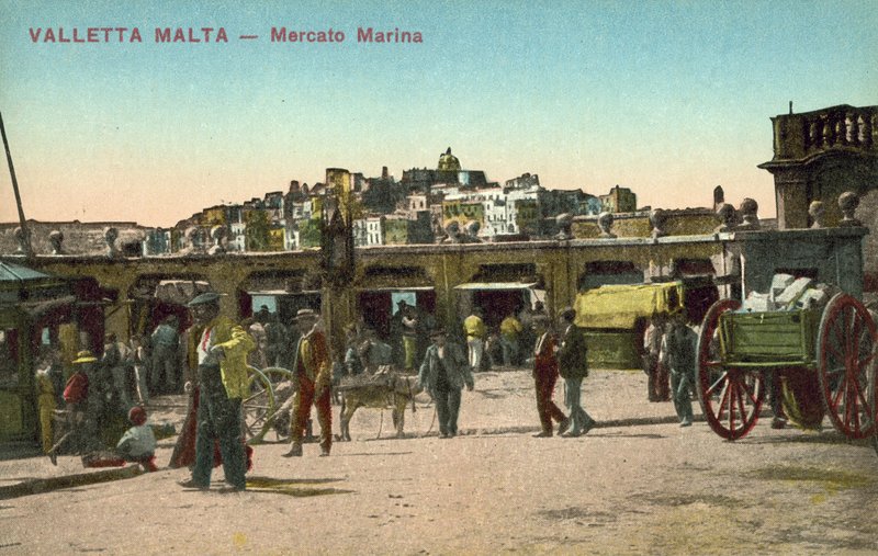 Marina Market, Valletta (värikuva) tekijältä Italian Photographer