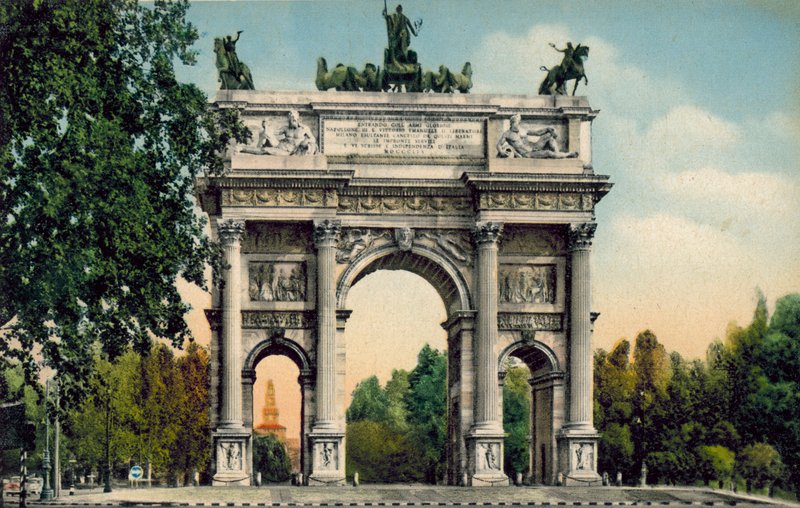 Milano / Milano: Arco della Pace (värikuva) tekijältä Italian Photographer