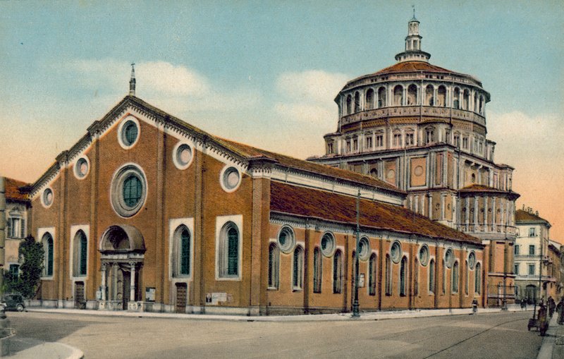 Milano / Milano: S Maria della Grazie -kirkko (värikuva) tekijältä Italian Photographer
