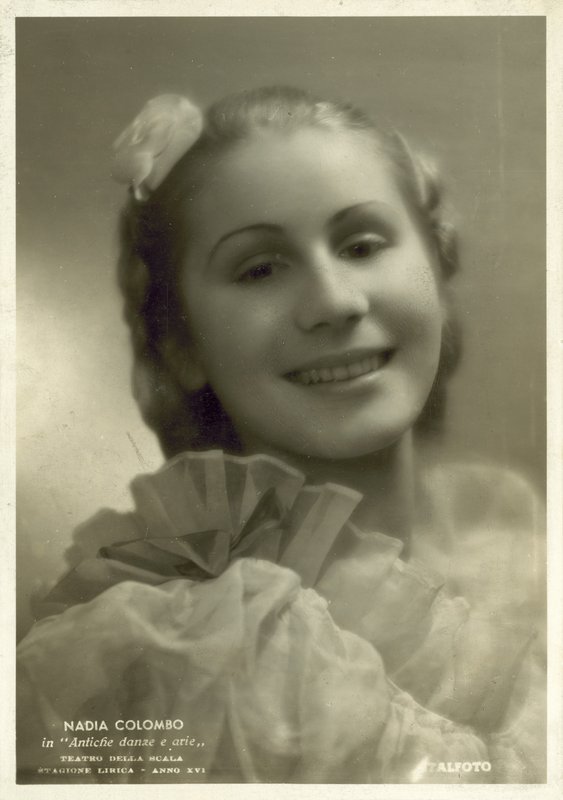Nadia Colombo, italialainen balerina (m/w kuva) tekijältä Italian Photographer