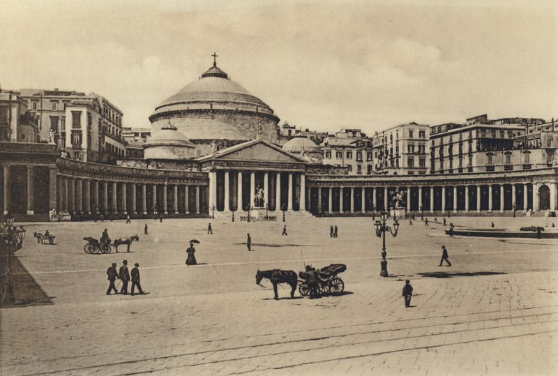 Napoli: S. Francesco Di Paola Church (m/w kuva) tekijältä Italian Photographer