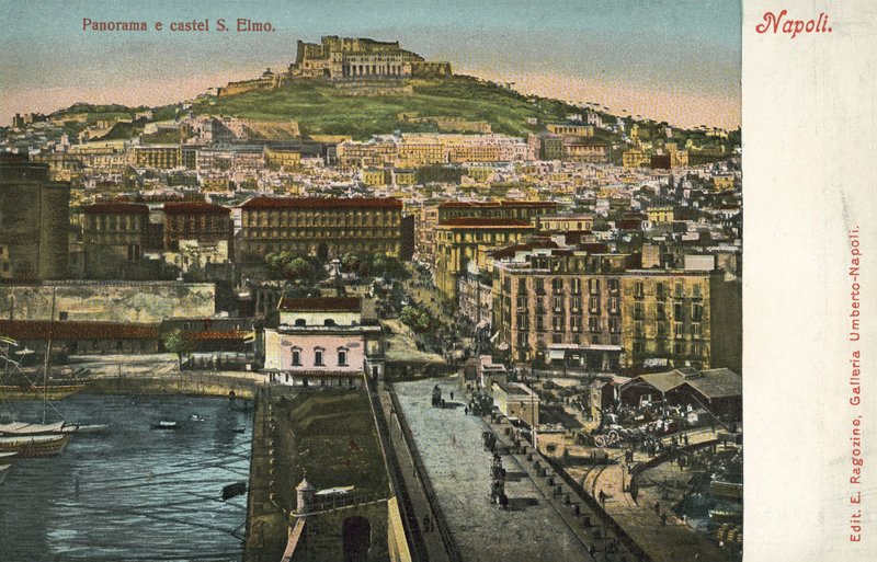Napoli, Italia, Panorama, Castel S Elmo tekijältä Italian Photographer