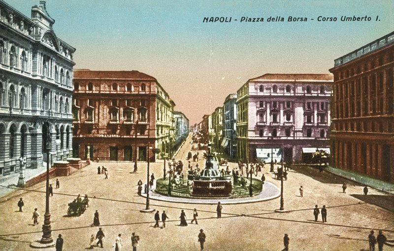 Napoli, Italia, Piazzo Della Borsa, Corso Umberto I tekijältä Italian Photographer