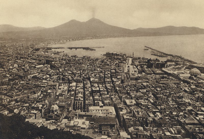 Napoli: Panorama Da S Martino (m/w kuva) tekijältä Italian Photographer