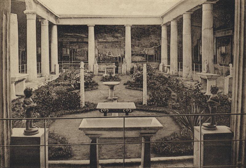 Napoli: Pompei, Casa Dei Vetti (valkoinen kuva) tekijältä Italian Photographer