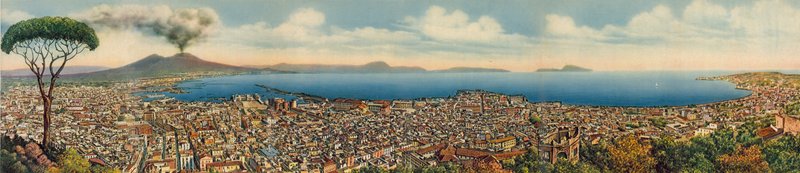 Napoli / Napoli: Napoli: Panorama Generale (värillinen kuva) tekijältä Italian Photographer