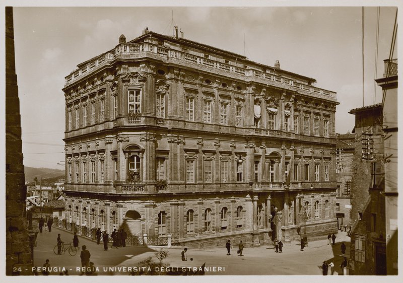 Perugia, ulkomaalaisten yliopisto, n. 1920 tekijältä Italian Photographer