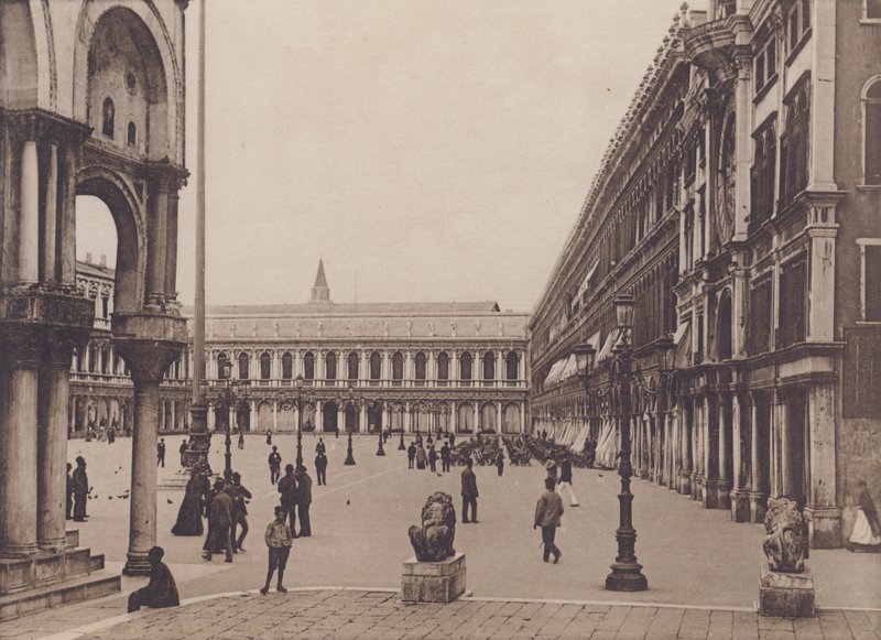 Piazza S Marco Dai Leoncini (valkoinen kuva) tekijältä Italian Photographer