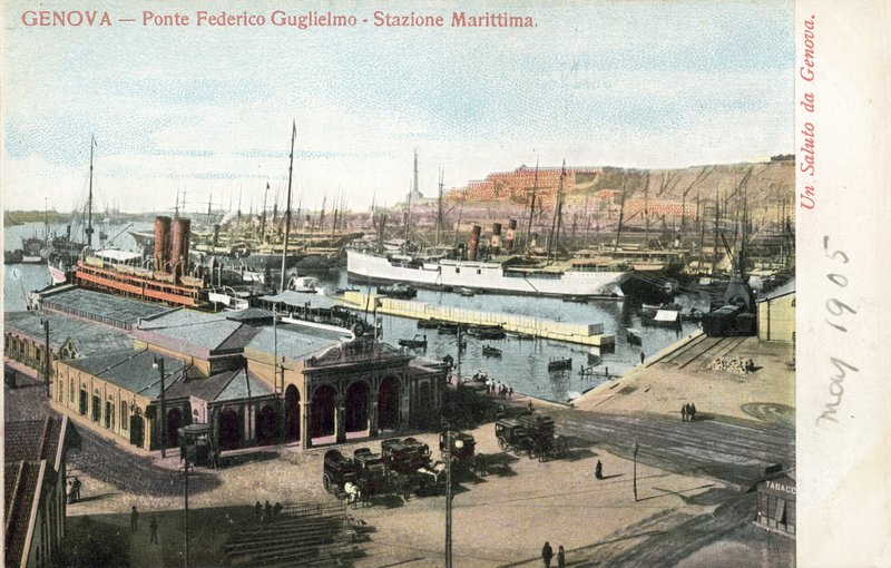 Ponte Federico Guglielmo ja lauttaterminaali, Genova tekijältä Italian Photographer