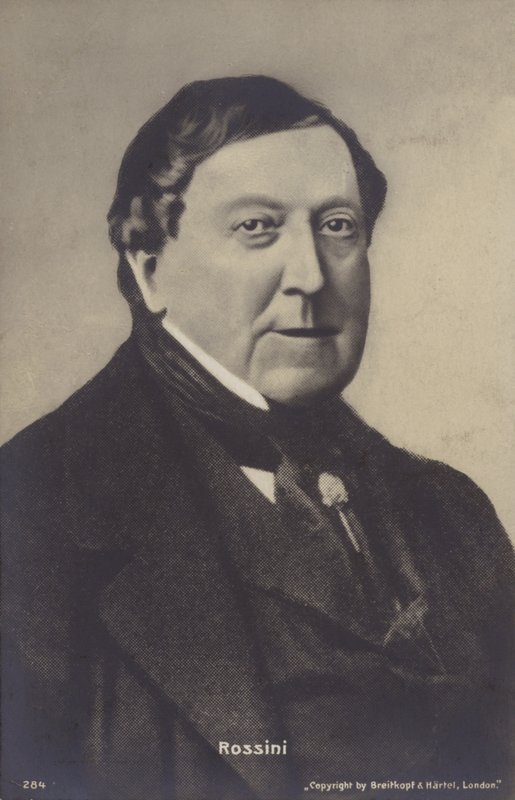 Gioachino Rossinin muotokuva tekijältä Italian Photographer