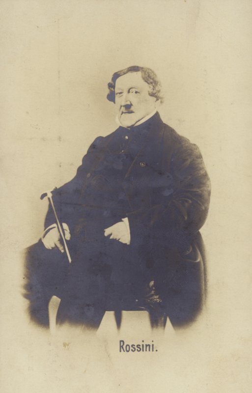 Gioachino Rossinin muotokuva tekijältä Italian Photographer