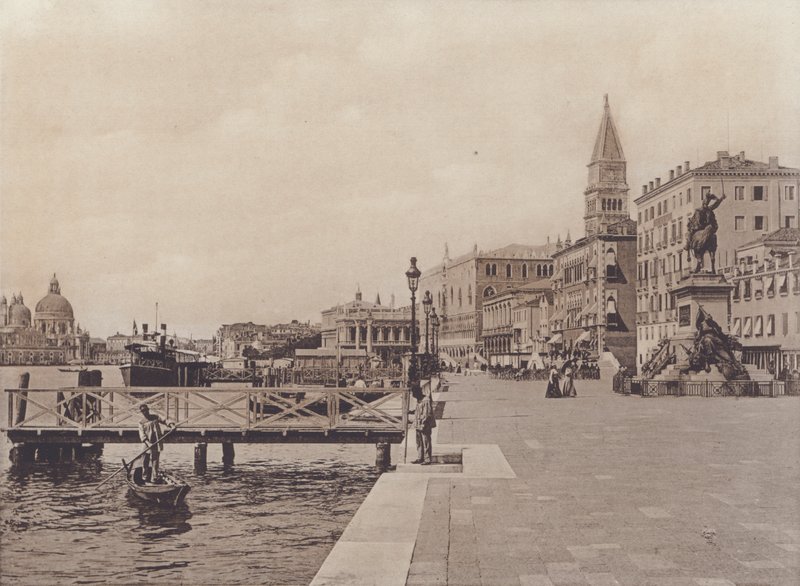Riva Degli Schiavoni (valkoinen kuva) tekijältä Italian Photographer