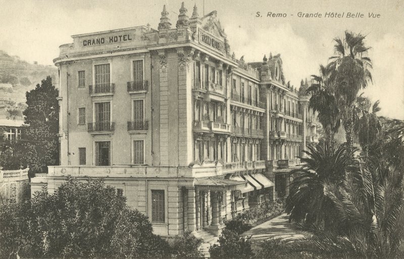 San Remo, Italia, Grande Hotel Belle Vue tekijältä Italian Photographer