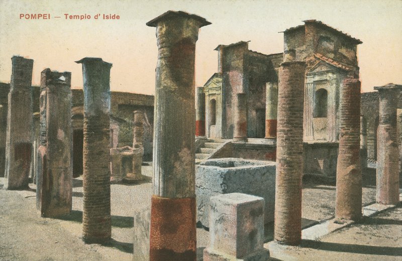 Isisin temppeli, Pompei (värikuva) tekijältä Italian Photographer