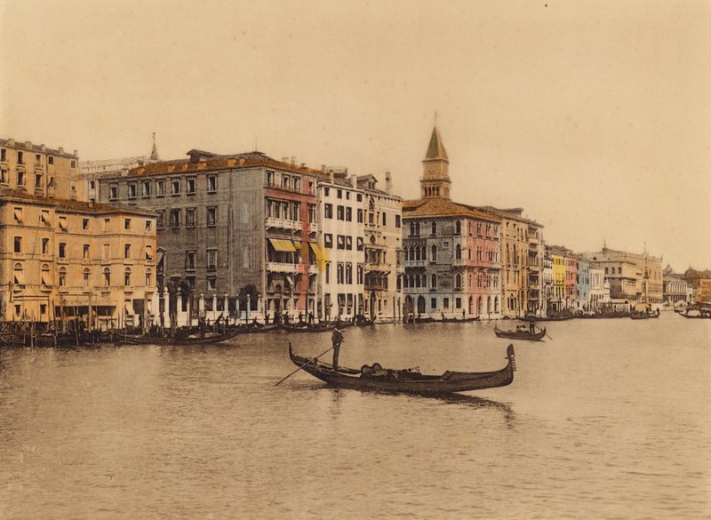 Venezia / Venetsia: Alberghi (värillinen kuva): Canal Grande, Alberghi (värillinen kuva) tekijältä Italian Photographer