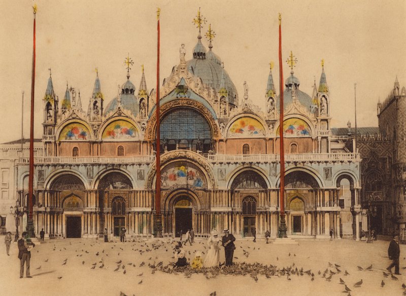 Venetsia / Venice: Chiesa S Marco (värillinen kuva) tekijältä Italian Photographer
