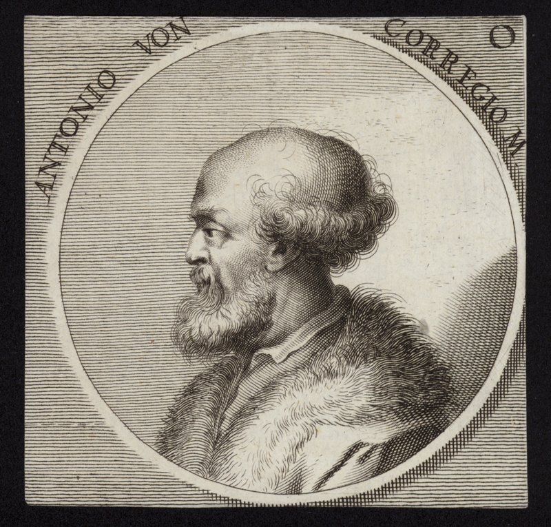 Antonio da Correggio tekijältä Italian School