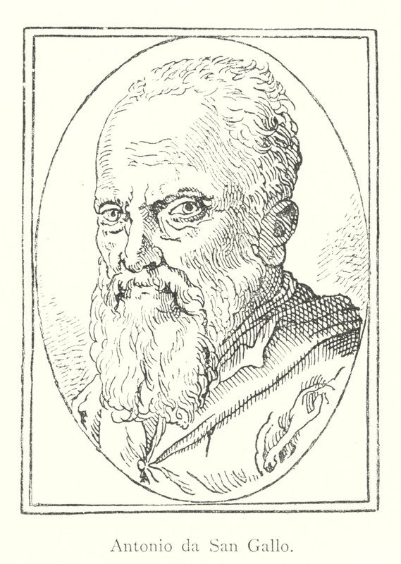 Antonio da San Gallo (kaiverrus) tekijältä Italian School