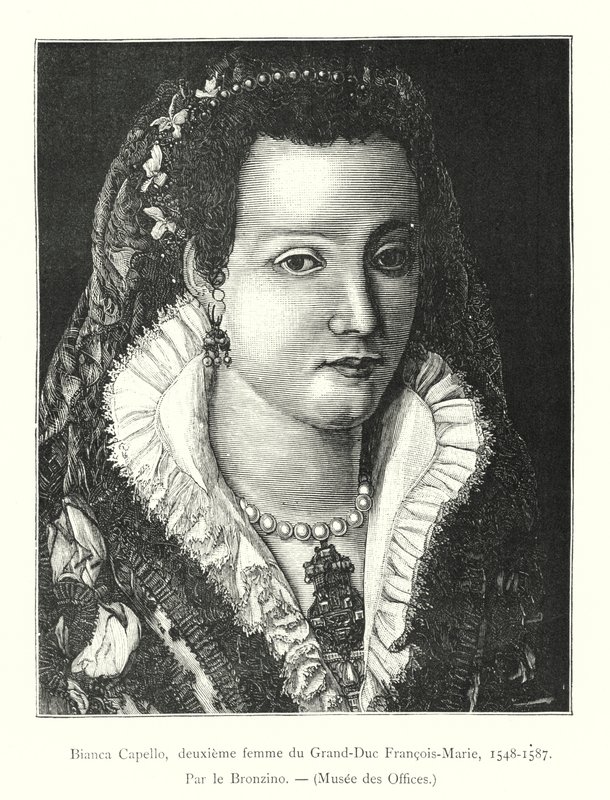 Bianca Capello, suurherttua Francois-Marien toinen vaimo tekijältä Italian School