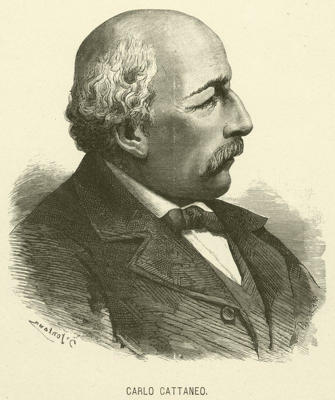 Carlo Cattaneo (kaiverrus) tekijältä Italian School