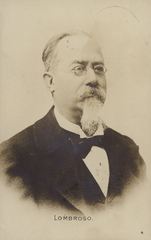 Cesare Lombroso (1835-1909), italialainen lääkäri ja kriminologi tekijältä Italian School