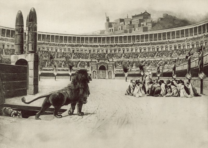 Circus Maximus, Viimeinen rukous (litho) tekijältä Italian School