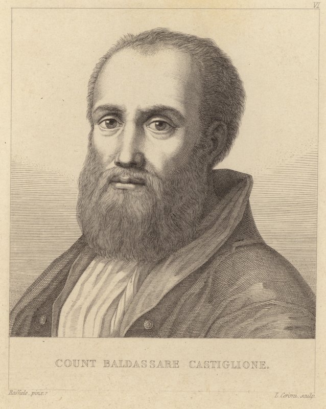 Kreivi Baldassare Castiglione (1478-1529) tekijältä Italian School