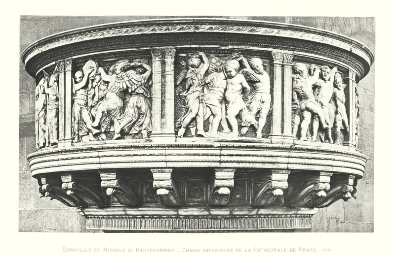 Donatello ja Michele di Bartolommeo, Chaire Exterieure de la Cathedrale de Prato tekijältä Italian School