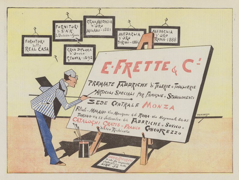 E Frette & C (väri litho) tekijältä Italian School