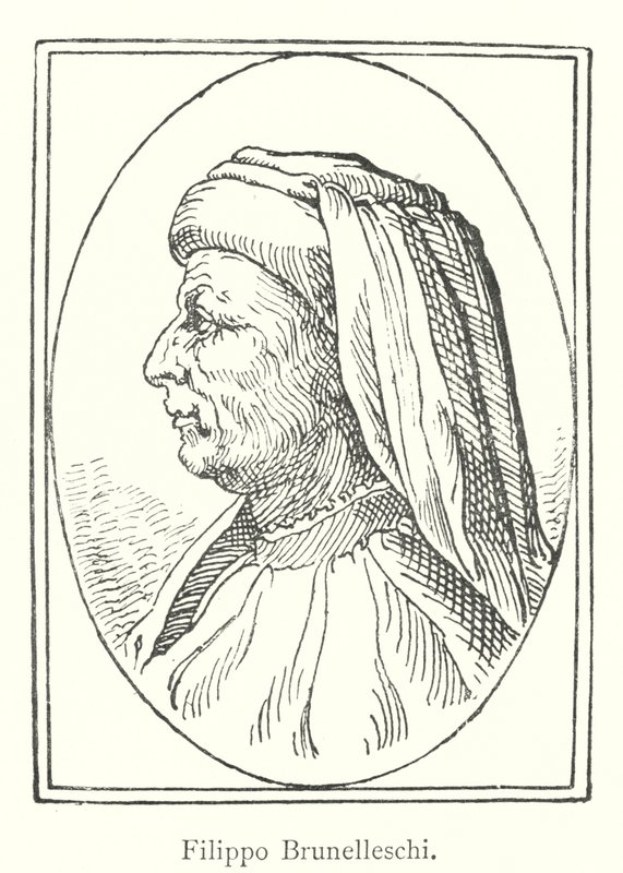 Filippo Brunelleschi (kaiverrus) tekijältä Italian School
