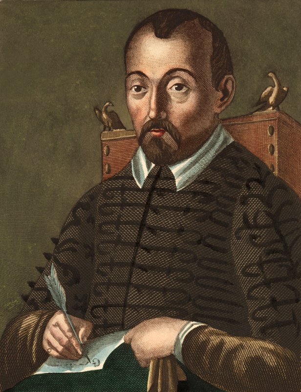 Giovanni Battista Guarini, italialainen diplomaatti, runoilija ja näytelmäkirjailija (värikaiverrus) tekijältä Italian School
