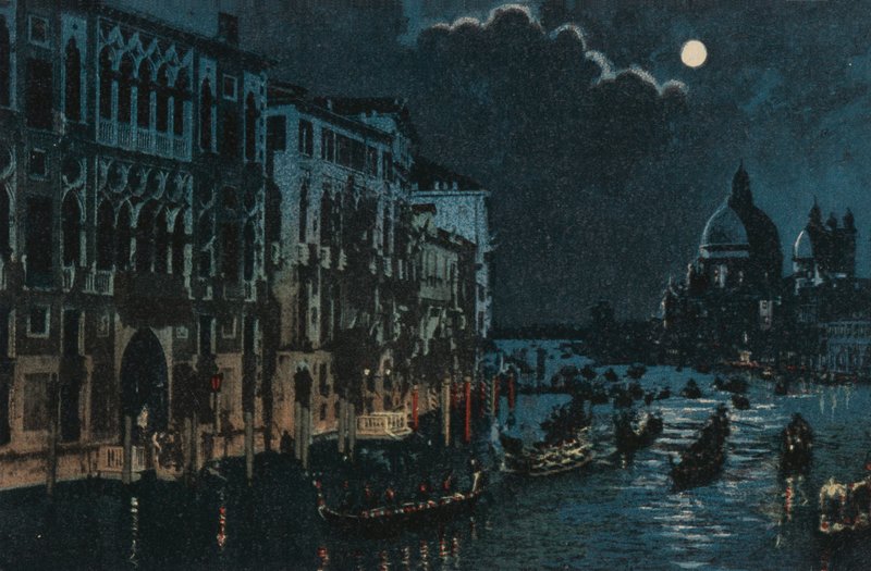 Grand Canal ja Salute (värilitro) tekijältä Italian School