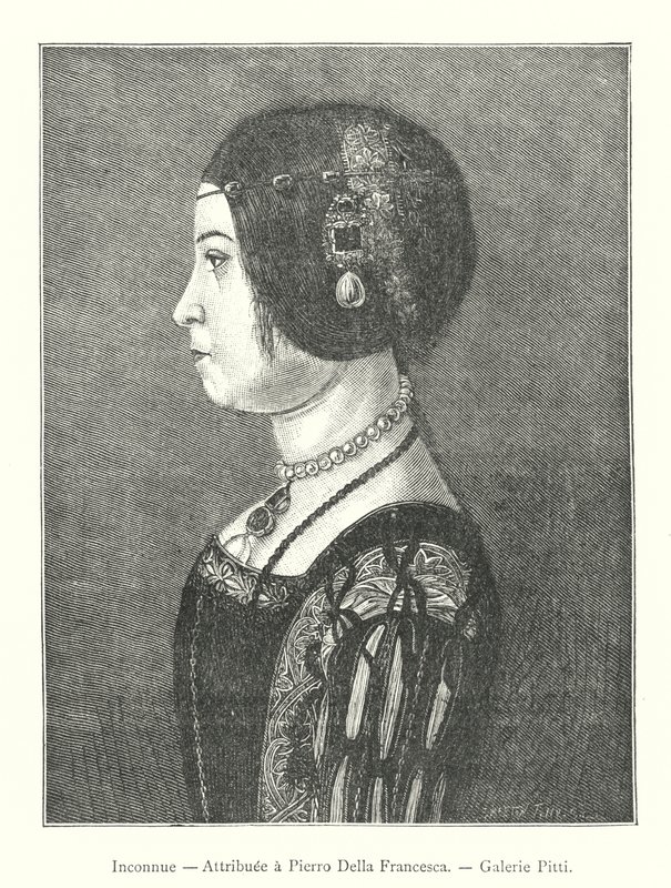 Tuntematon, omistettu Pierro Della Francescalle, Pitti-galleria (kaiverrus) tekijältä Italian School