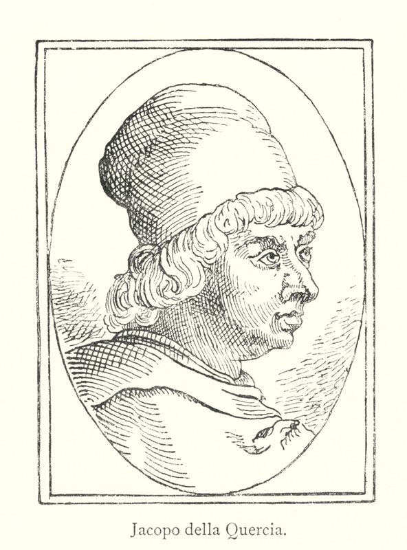 Jacopo della Quercia (kaiverrus) tekijältä Italian School