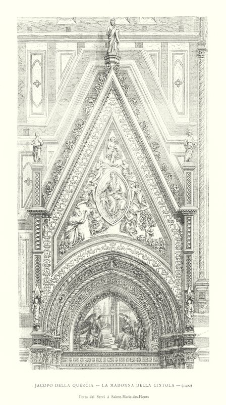 Jacopo della Quercia, Vyön madonna tekijältä Italian School